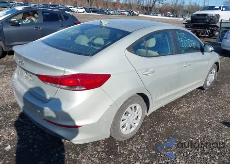 2017 Hyundai Elantra Se из США, поврежденный, VIN 5NPD74LF0HH102501